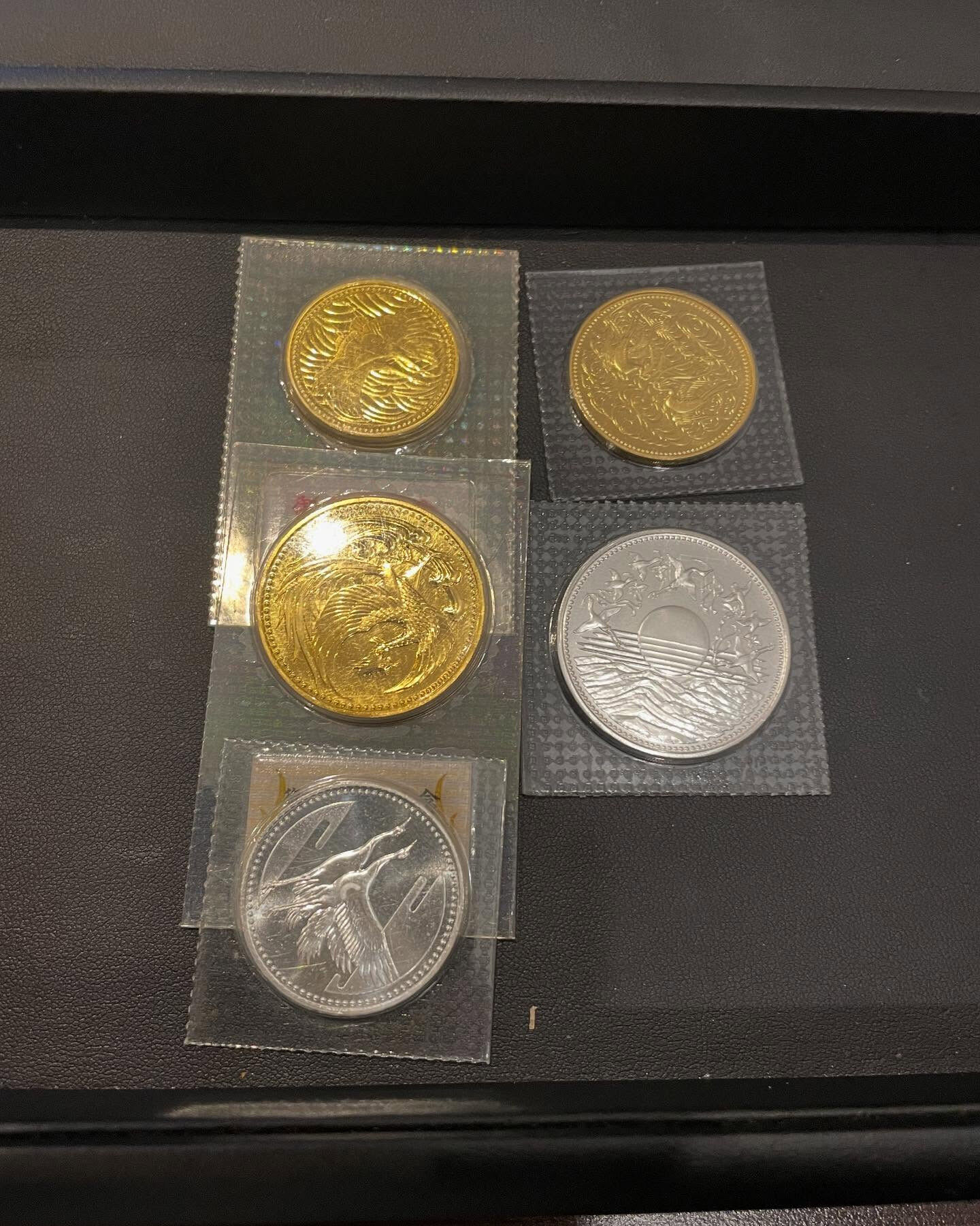 本日は日本の金貨　銀貨のお買取させて頂きました