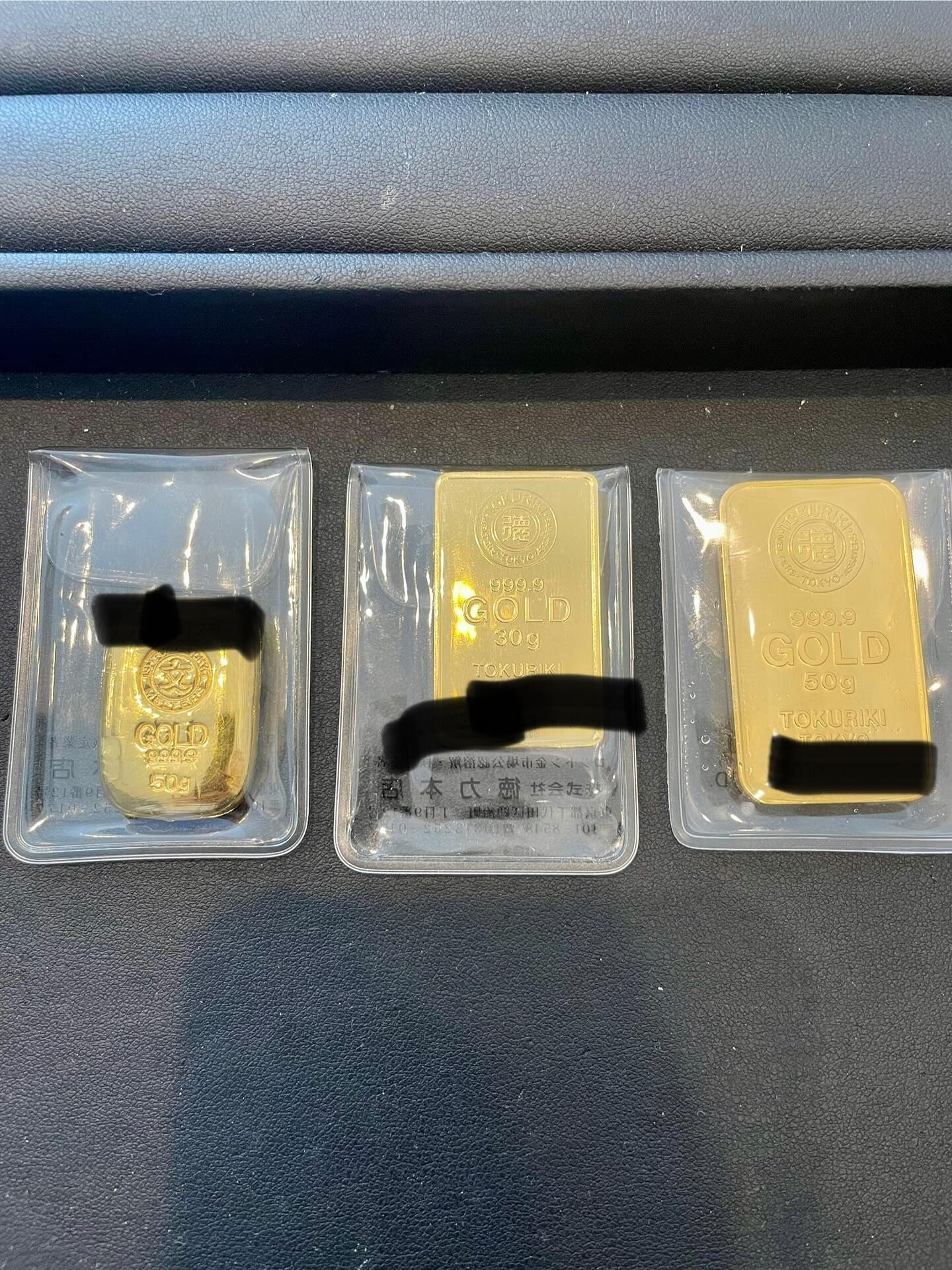 本日はリピーターのお客様よりインゴットのお買取をさせて頂きま