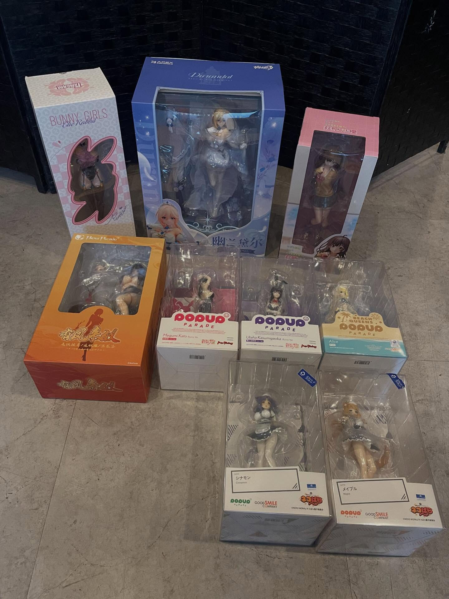 本日は、リピーターのお客様より未開封のフィギュアのお買取をさ